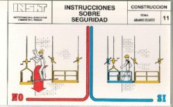 SI - NO CONSTRUCCION ANDAMIOS SI NO INSHT (28)  IMAGEN FOTOGRAFIA
